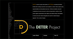 Desktop Screenshot of deter-project.org